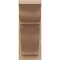 Ekena Millwork 8-in W x 18-in D x 18-in H Funston Trad Rough Cedar Woodgrain TimberThane Outlooker, Primed Tan OUTUR080X18X18FST04RCPR - alternate 5